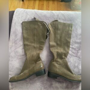 Franco Sarto Grey Brenna Boots Size 7